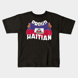 Happy Haitian Flag Day Celebration Haiti Proud Kids T-Shirt